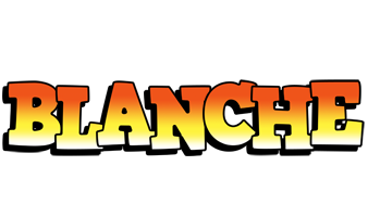 Blanche sunset logo