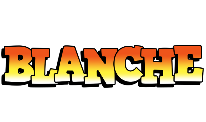 Blanche sunset logo