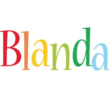 Blanda birthday logo