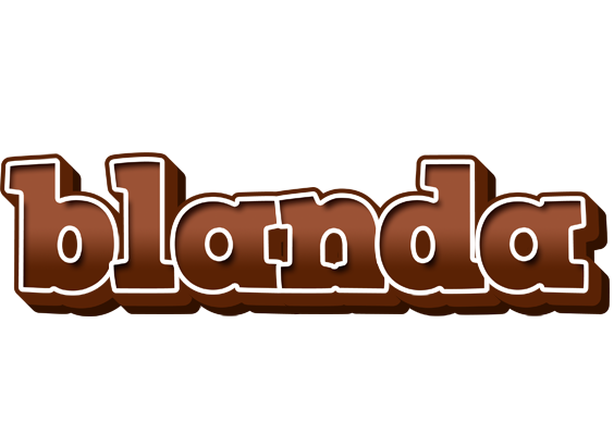 Blanda brownie logo