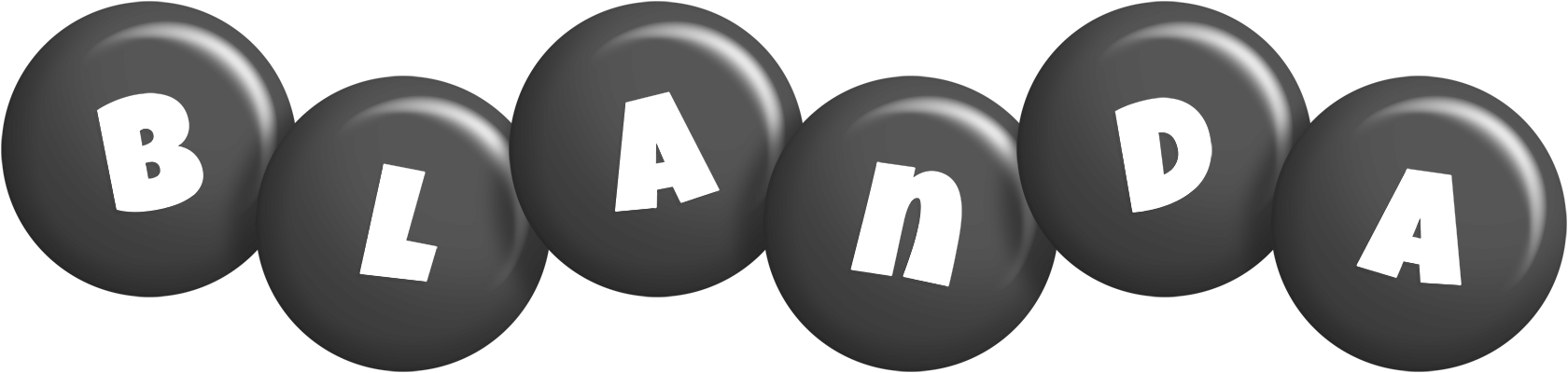 Blanda candy-black logo