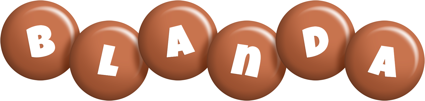 Blanda candy-brown logo