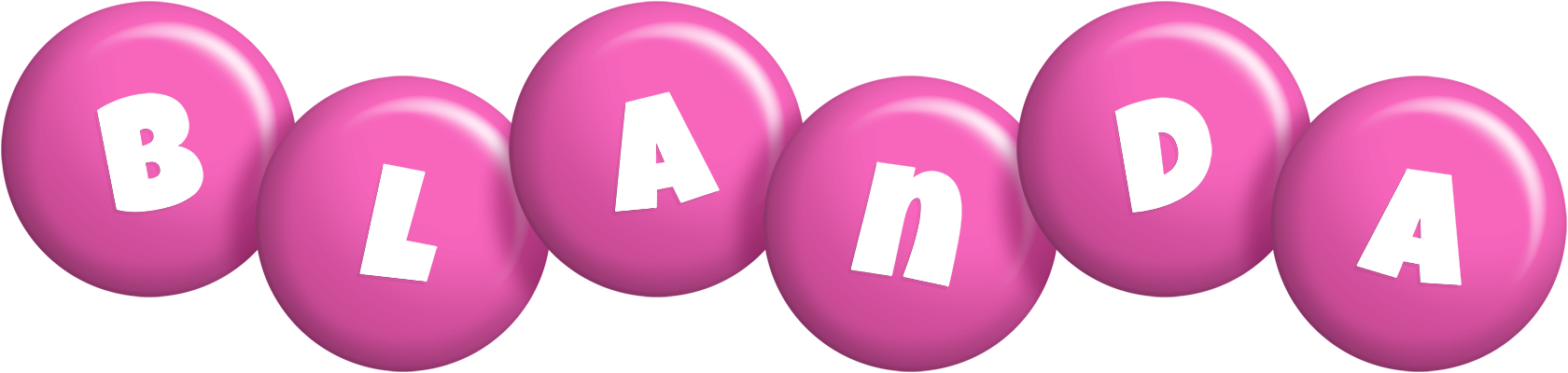 Blanda candy-pink logo