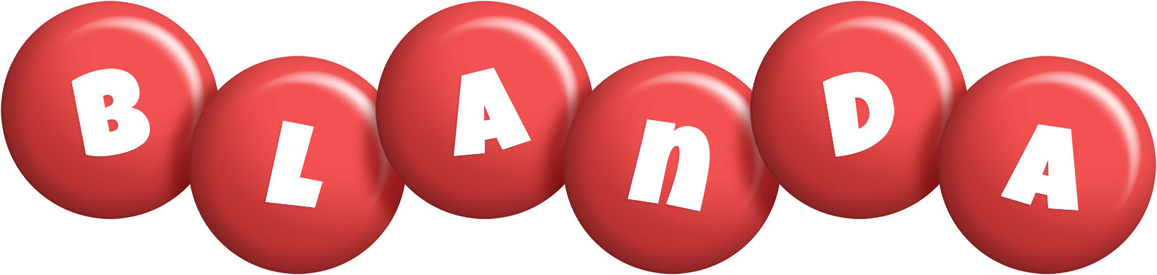 Blanda candy-red logo