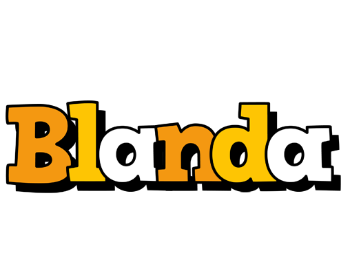 Blanda cartoon logo