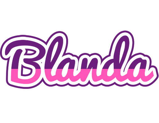 Blanda cheerful logo