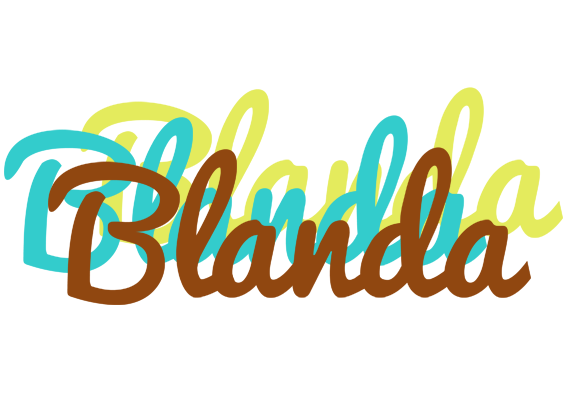 Blanda cupcake logo