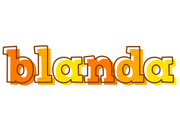Blanda desert logo