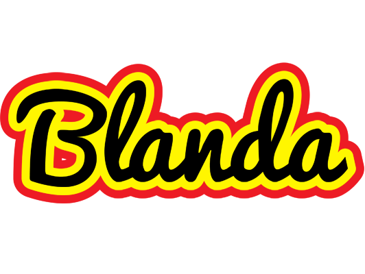 Blanda flaming logo