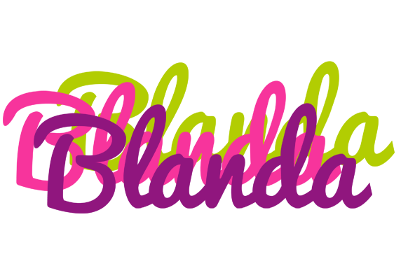 Blanda flowers logo