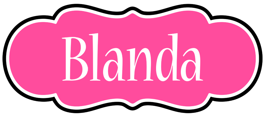 Blanda invitation logo