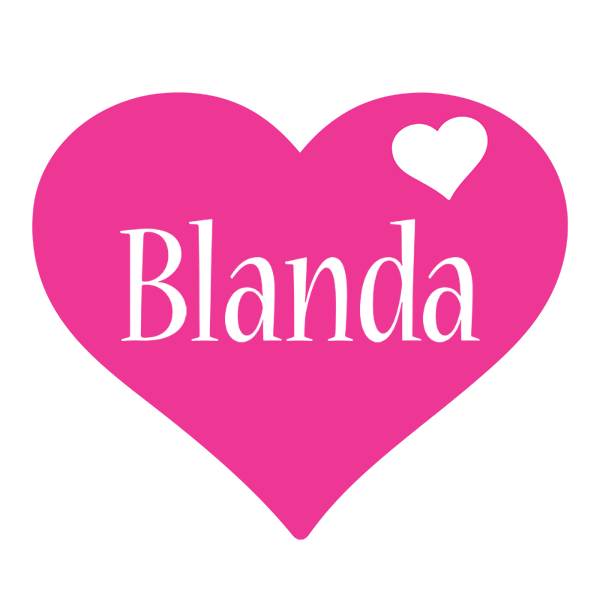 Blanda love-heart logo