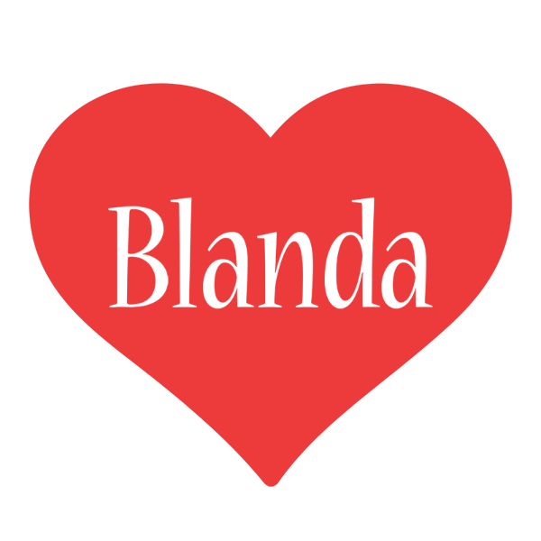 Blanda love logo