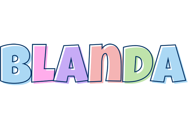 Blanda pastel logo
