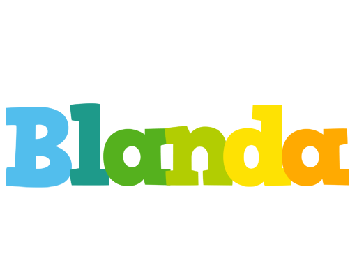 Blanda rainbows logo
