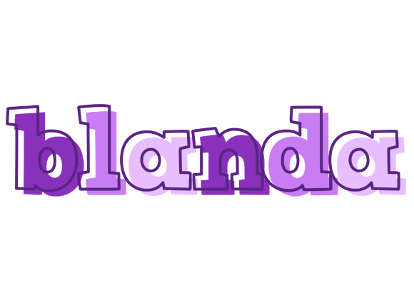 Blanda sensual logo