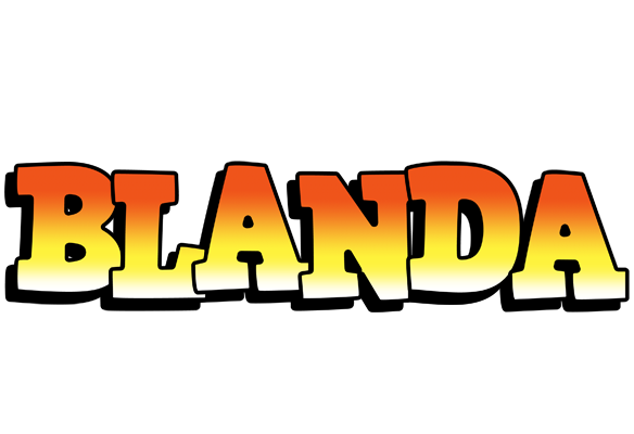 Blanda sunset logo