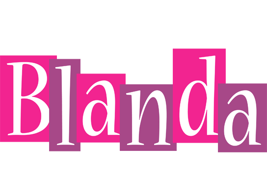Blanda whine logo