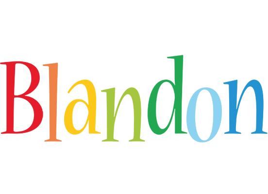 Blandon birthday logo