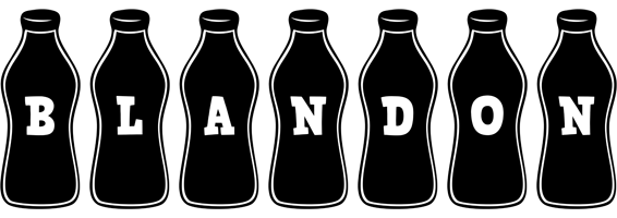 Blandon bottle logo