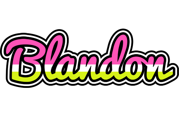 Blandon candies logo