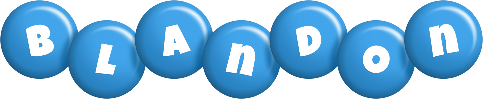 Blandon candy-blue logo