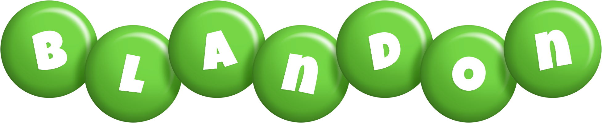 Blandon candy-green logo