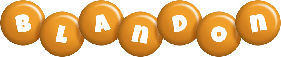 Blandon candy-orange logo