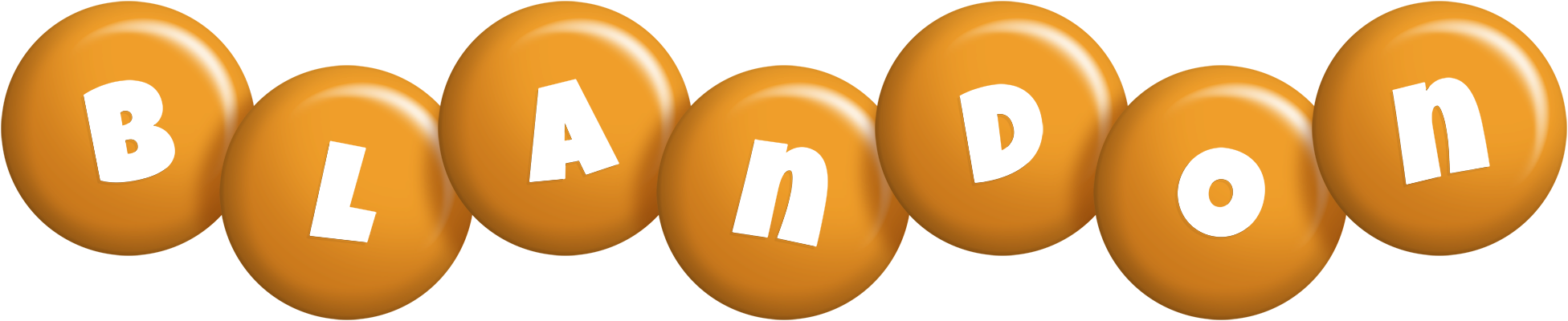 Blandon candy-orange logo
