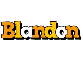 Blandon cartoon logo