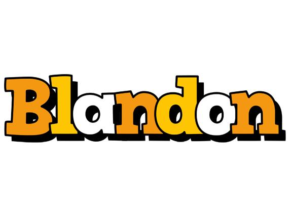 Blandon cartoon logo