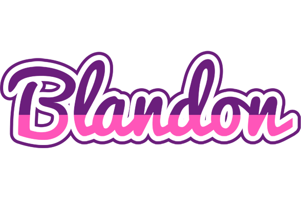 Blandon cheerful logo