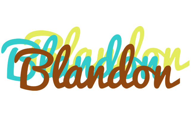 Blandon cupcake logo