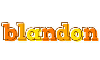 Blandon desert logo