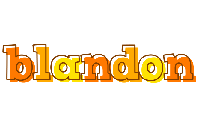 Blandon desert logo