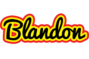 Blandon flaming logo