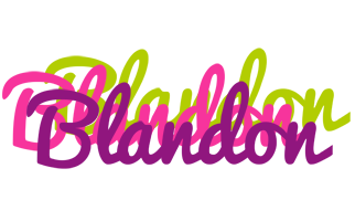 Blandon flowers logo