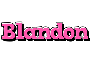 Blandon girlish logo