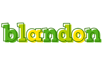 Blandon juice logo