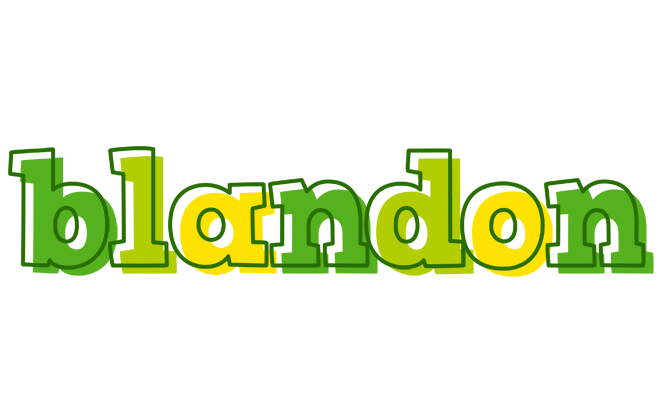 Blandon juice logo