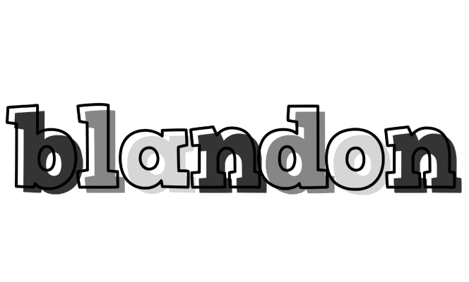 Blandon night logo