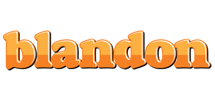 Blandon orange logo