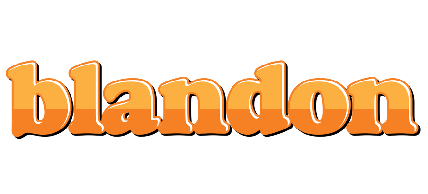 Blandon orange logo