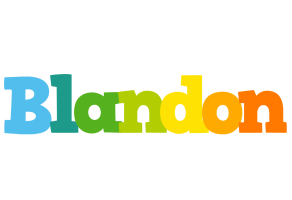 Blandon rainbows logo