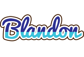 Blandon raining logo