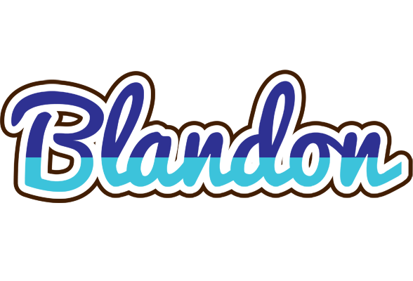 Blandon raining logo
