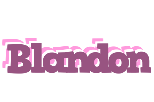 Blandon relaxing logo