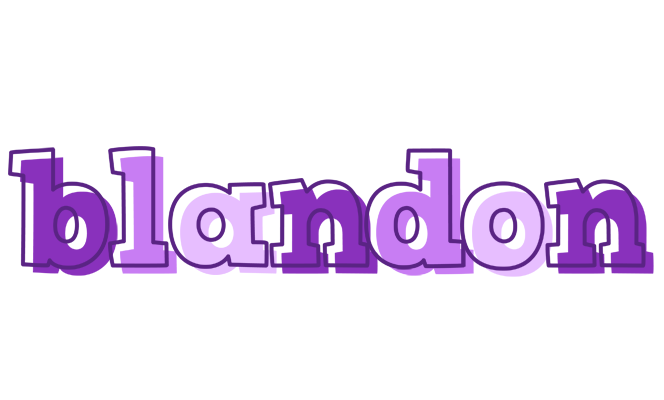 Blandon sensual logo