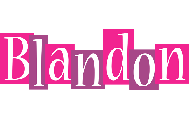 Blandon whine logo