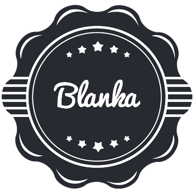 Blanka badge logo